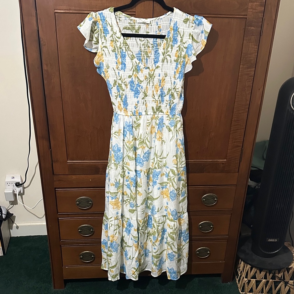 Floral Print Women's Dress